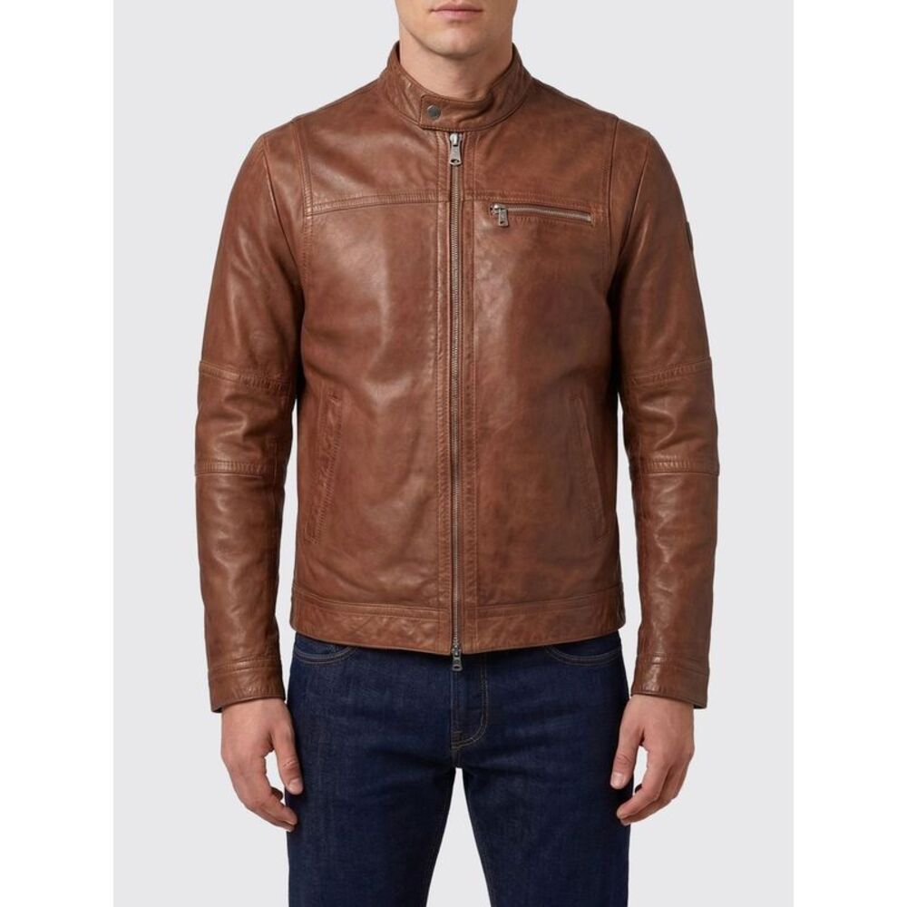 Peuterey Men Leather Jacket Peuterey